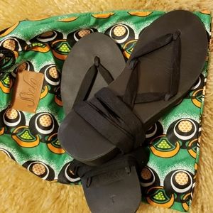 Sseko Wedge Ribbon Sandals